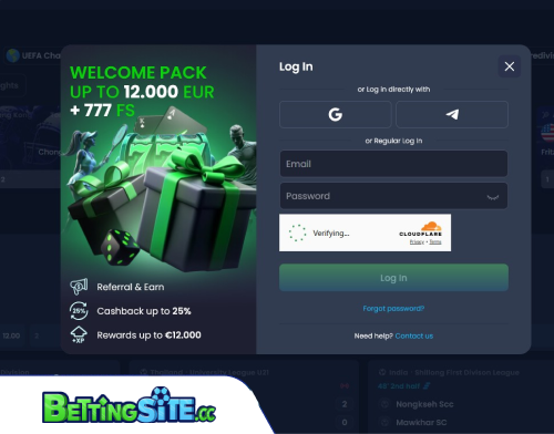 Zondercruks betting login