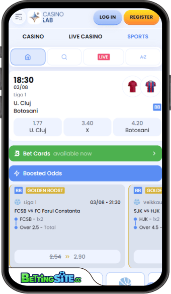 CasinoLab mobile app
