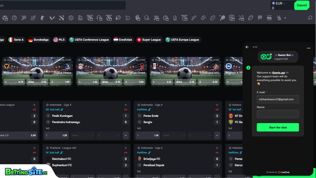Gamix customer support