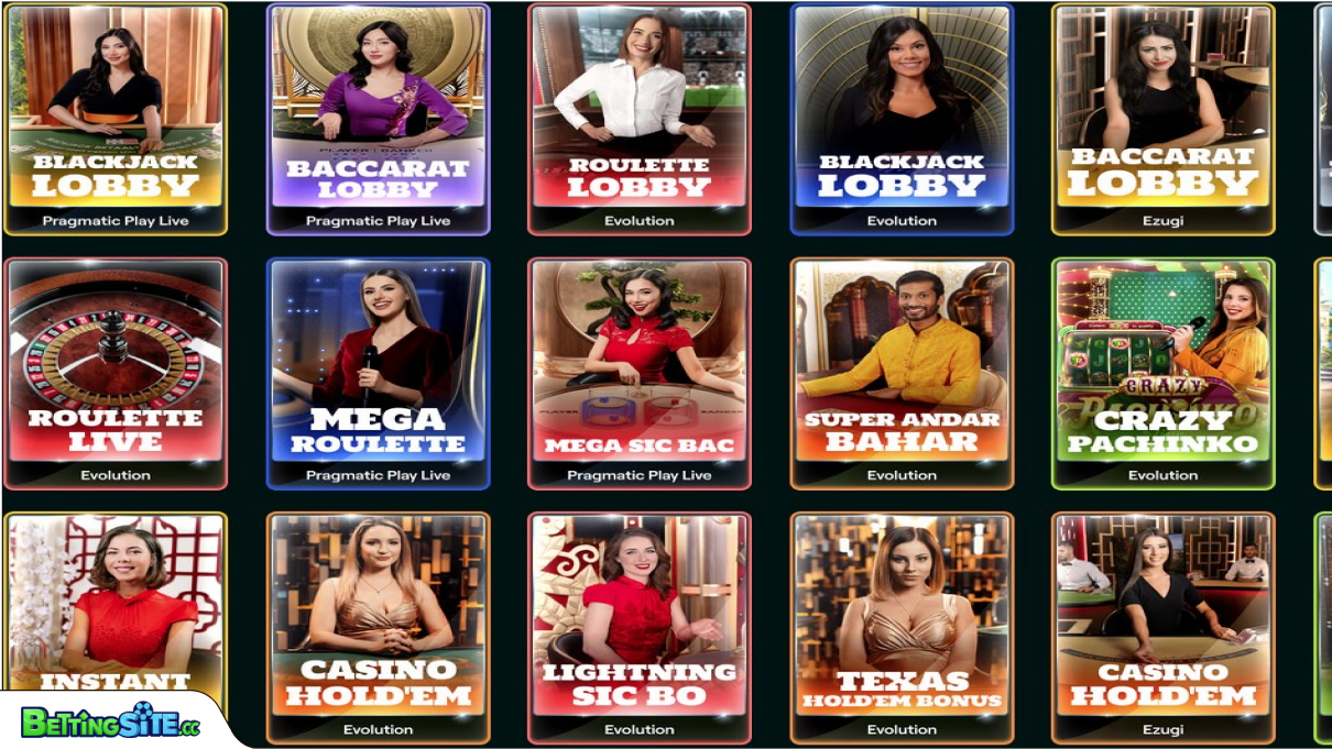 Koning Bet live casino