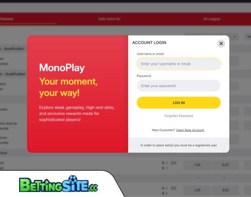 Monoplay betting login