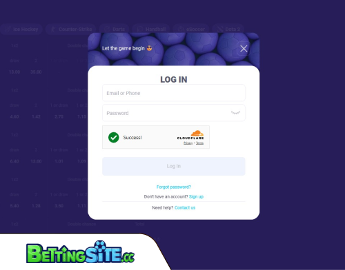 Vibro Bet betting login