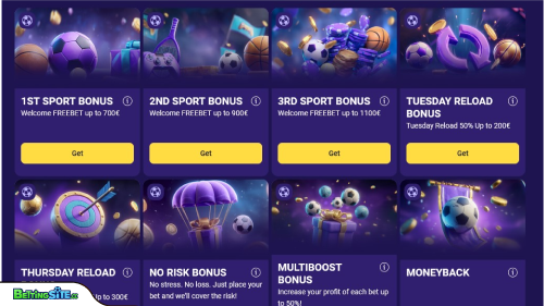 Vibro Bet bonuses
