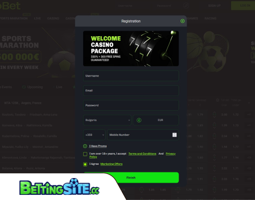 VeloBet betting login