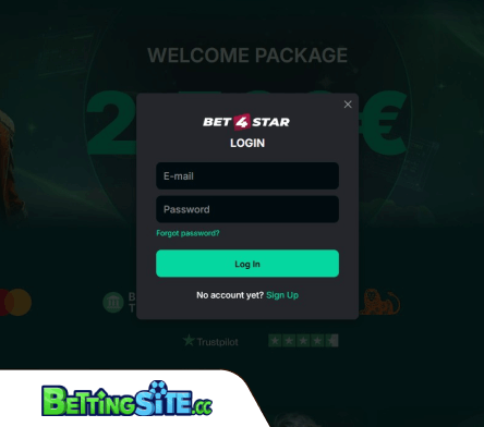 Bet4Star betting login