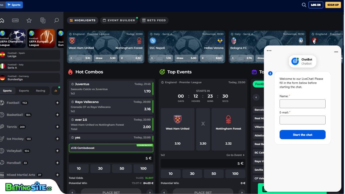 Royalspinia-klantenservice