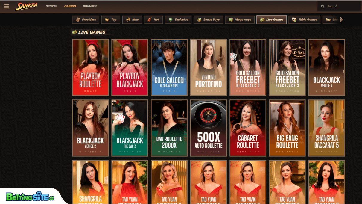Sankra live games