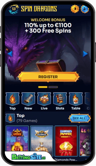 Spindragons mobile app