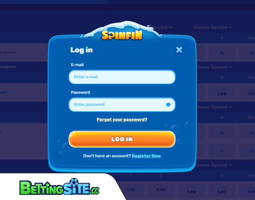 Spinfin betting login