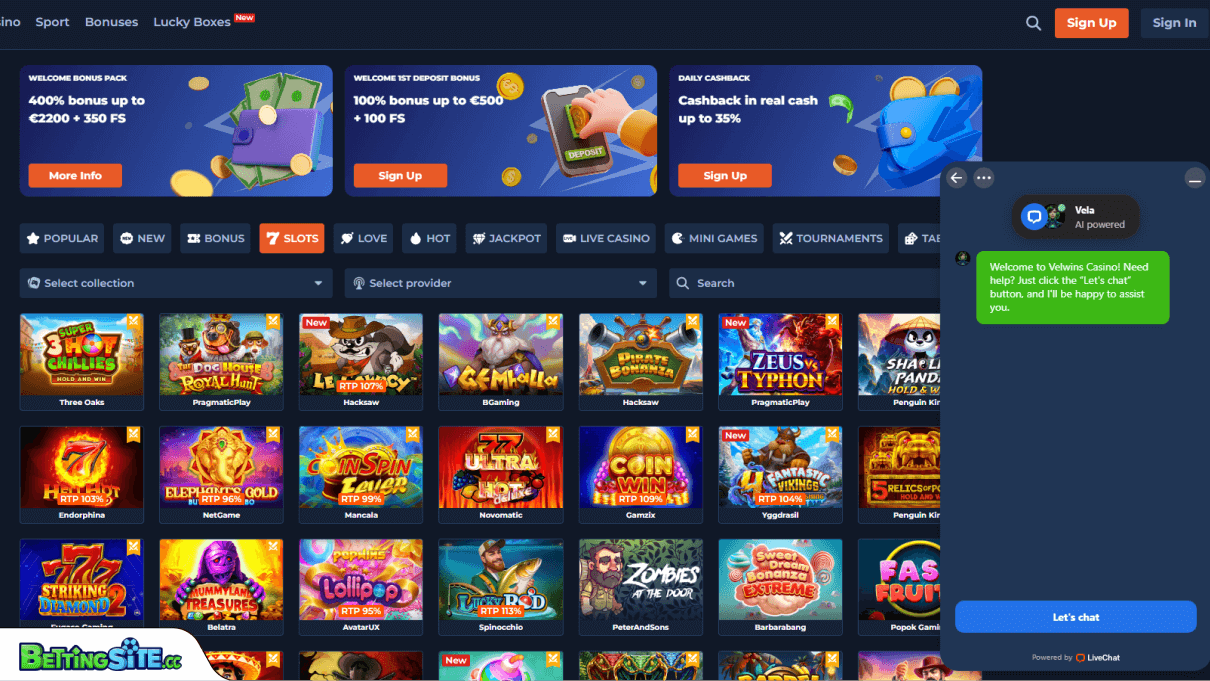 Velwins customer support