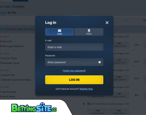 BetRepublic betting login