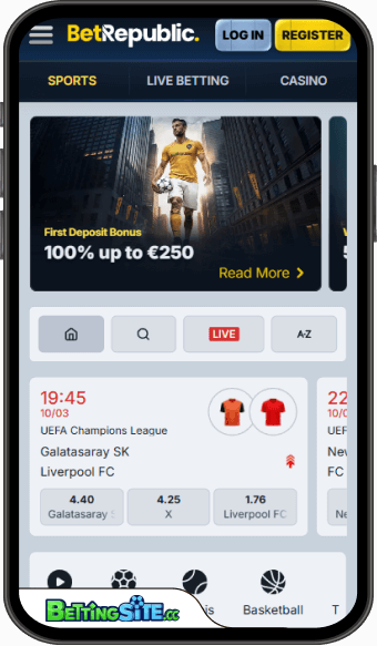 BetRepublic mobile app
