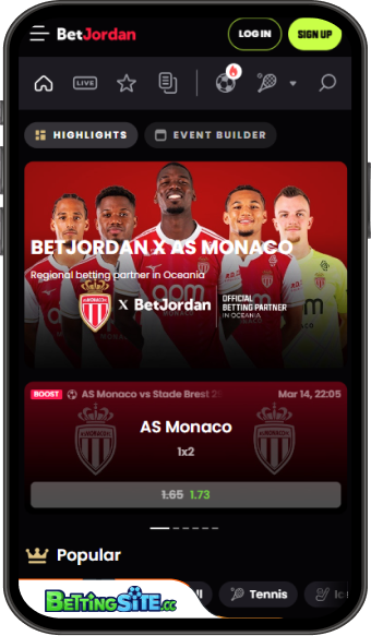 Betjordan mobile app