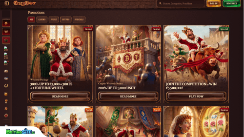 CrazyTower bonuses