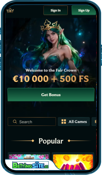 Fair Crown mobile app