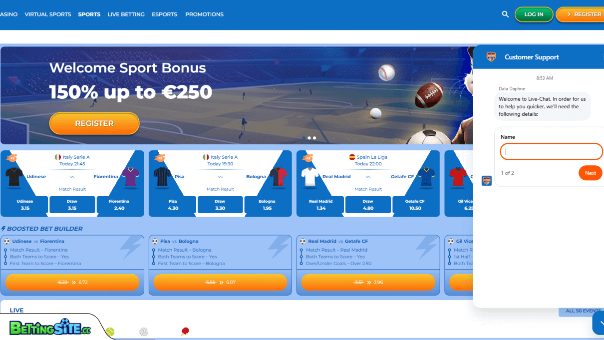 FeliceBet customer support