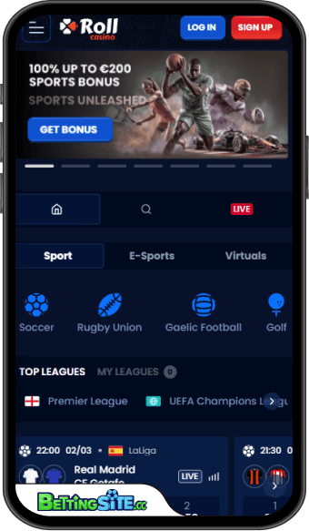 RollCasino mobile app