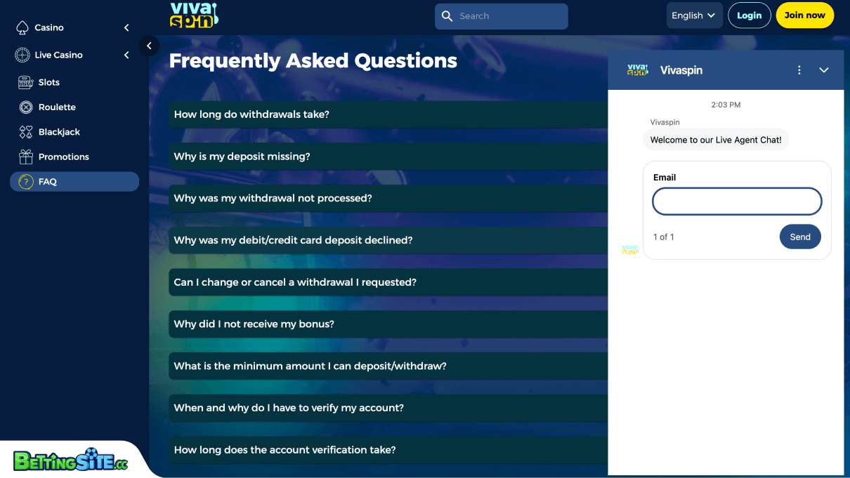 Vivaspin customer support
