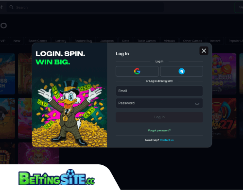 Casho.bet betting login