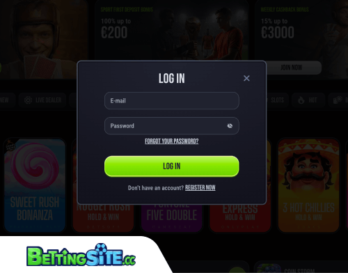 SlimKing betting login