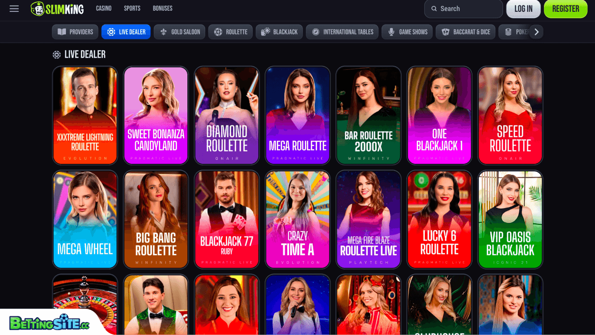 SlimKing live casino
