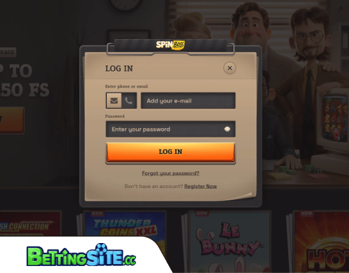 SpinBoss betting login