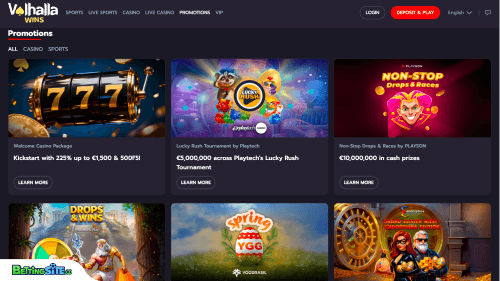Valhallawins bonuses