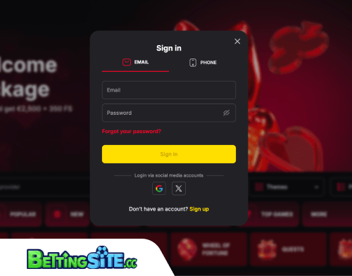 Fieryplay betting login