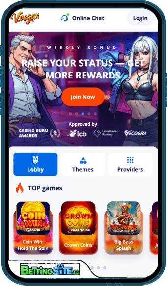 V.Vegas mobile app
