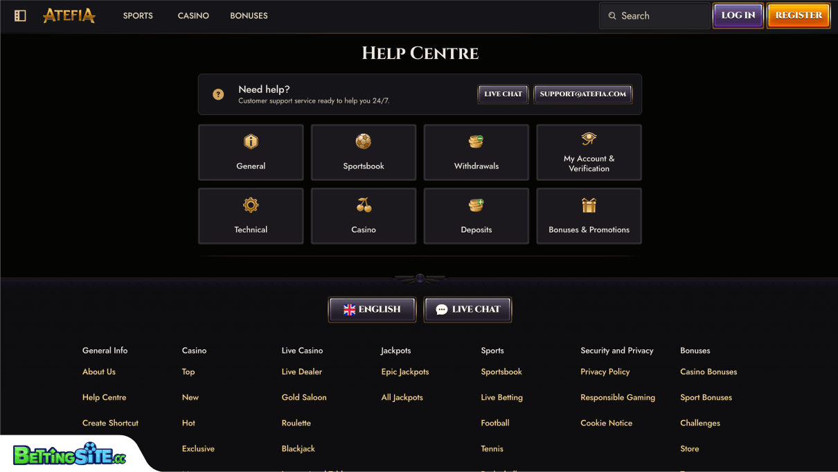 Atefia customer support