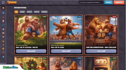 Bearo bonuses