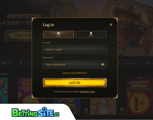 BetWest betting login