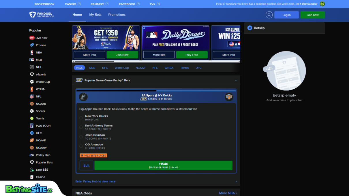 FanDuel betting