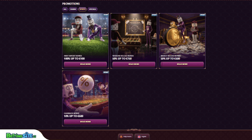 Dice Palace bonuses