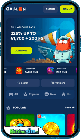 Galleon mobile app