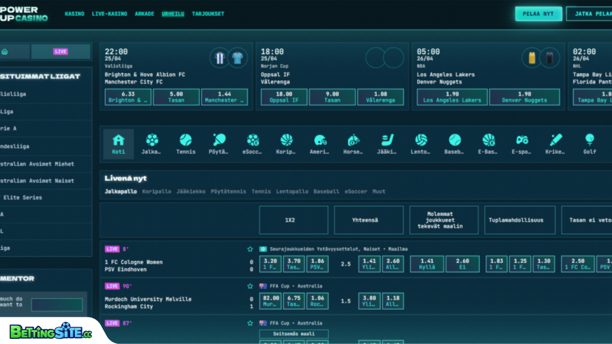 PowerUp betting