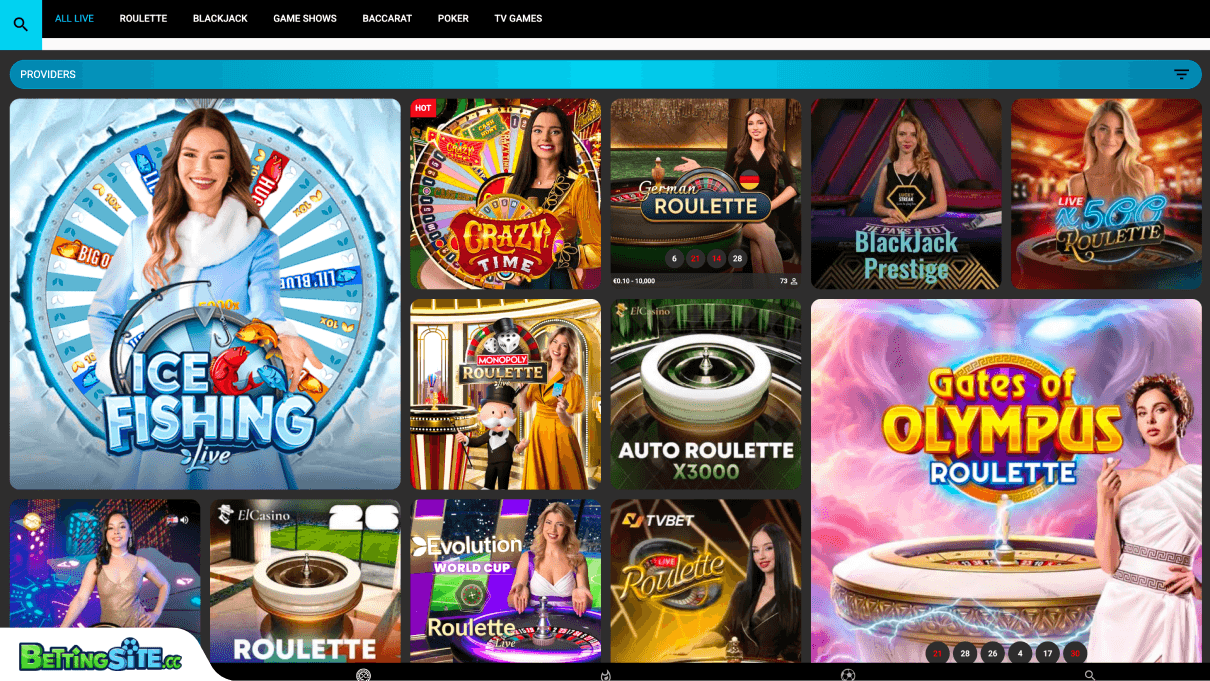 SilverPlay live casino