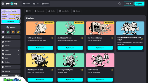 Inky Bet bonuses
