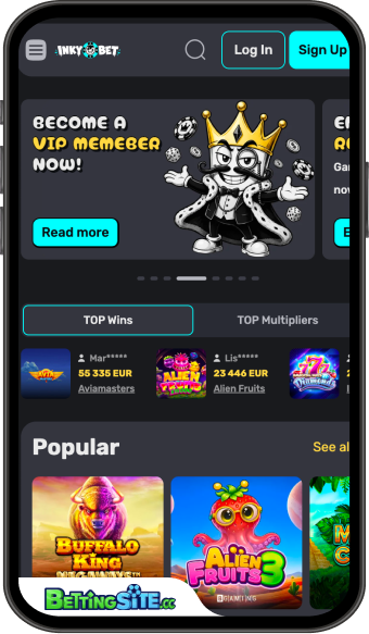 Inky Bet mobile app