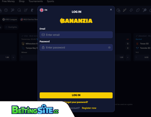 Bananzia betting login