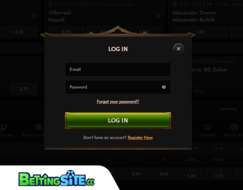 Crusado betting login