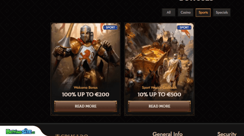 Crusado bonuses