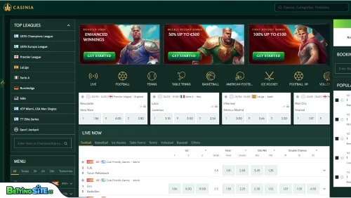 Casinia Casino Review