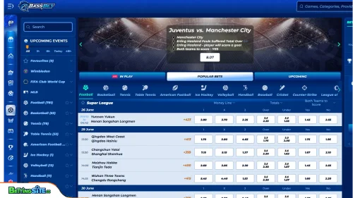 BassBet sports section