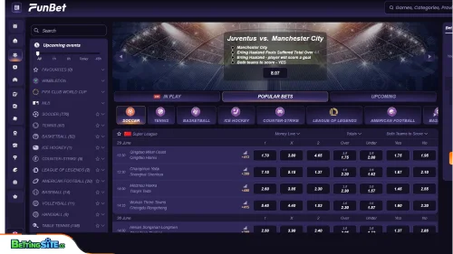 Αθλητικό τμήμα FunBet