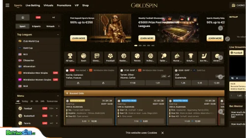 Goldspin sports section