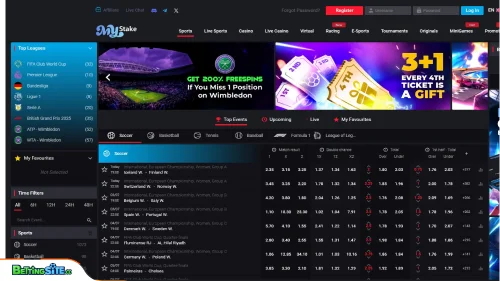 MyStake sports section