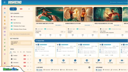 Vegasino sports section